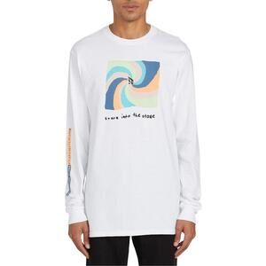 Volcom Mens Earth People Graphic Long Sleeve T-Shirt Size S